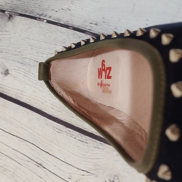 W6YZ Naturino Ballet Flats, Navy Blue & Green, Size 40 - Picture 11 of 12